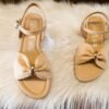 Sandalia Golden Bow