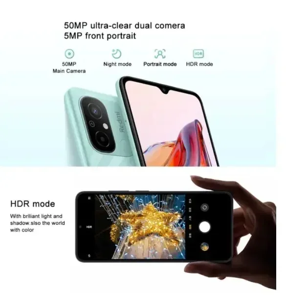 kf-S4a5ab5c20bd44569b504b7cdf763d024e Original Xiaomi Redmi 12C 4G 64G 5000mAh firmware Global batería de alta capacidad Helio G85 Octa Core 50MP 6,71 ''4G teléfono usado