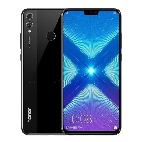 kf-S63a930988621457f9321bf146b57c6b8K HONOR-teléfono inteligente 8X con firmware Global, CPU Haisi Qilin 710, cámara trasera de 6,5 pulgadas, reconocimiento de huellas dactilares de 20MP, usado